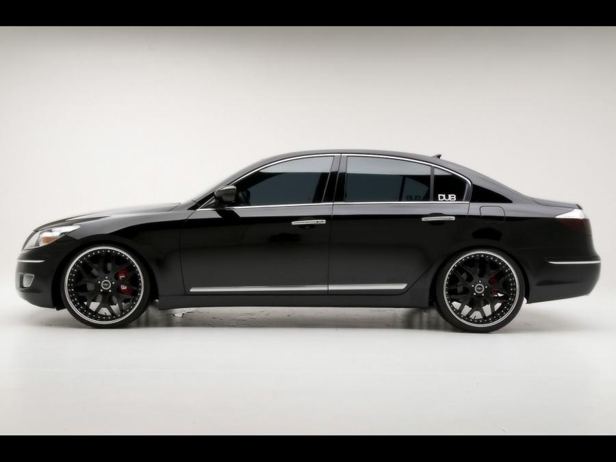  Hyundai Genesis Black Edition by DUB Magazine 2008 года  (фото 11 из 15)